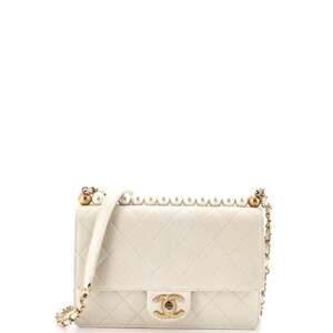 Chanel Chic Pearls Flap Bag Quilted #249634C35B